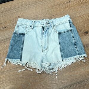 pacsun high rise festival jean short
